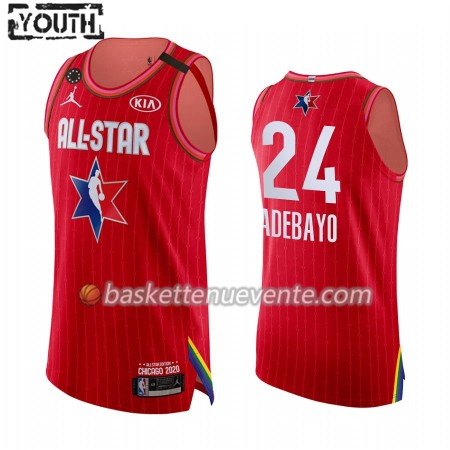 Maillot Basket Miami Heat Bam Adebayo 24 2020 All-Star Jordan Brand Kobe Forever Rouge Swingman - Enfant
